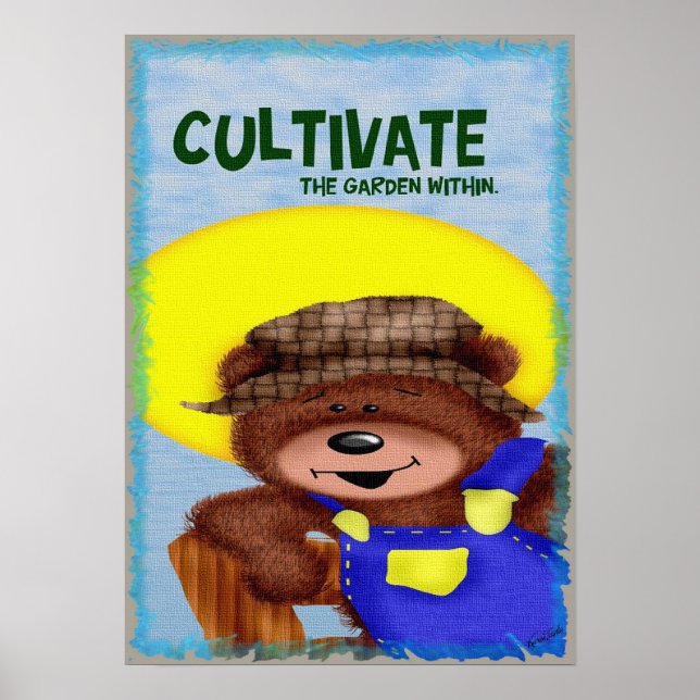 Kultivera trädgården inom poster (Framsidan)