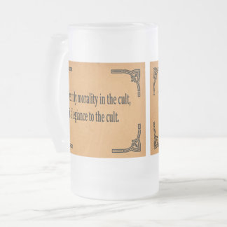 Kultmoral Frostat Ölglas