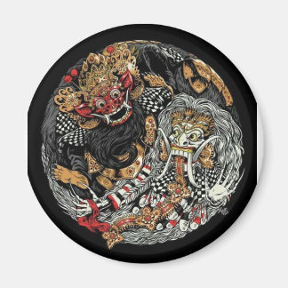 Kultur Bali, Indonesien, fotomagneter Magnet