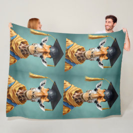 Kultur: en Giraffes Studenten-dag. Fleecefilt