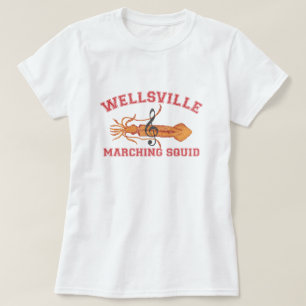 Kultur för pop för Wellsville marschtioarmad T-shirt