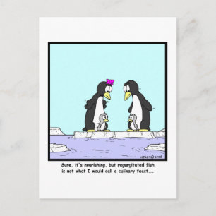 Kulturareschema: Penguin-tecknad Vykort