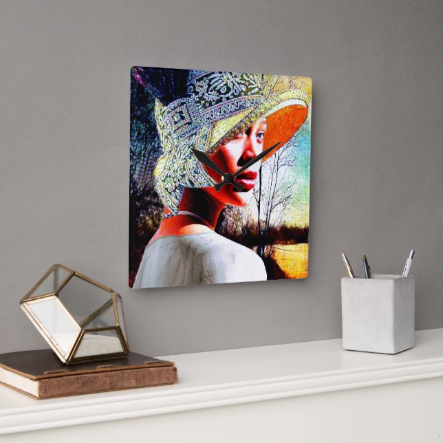 Kulturarv Fyrkantig Klocka (Kontor)