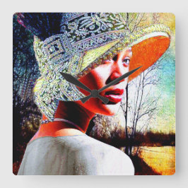 Kulturarv Fyrkantig Klocka