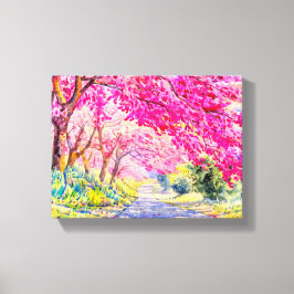 Kulturblommor Canvastryck