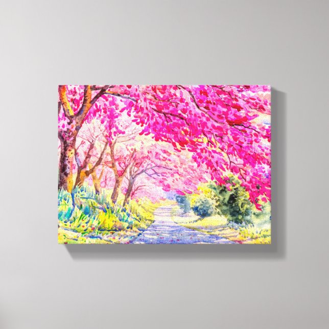 Kulturblommor Canvastryck (Framsida)