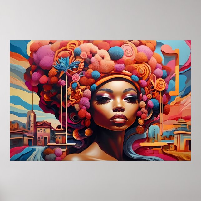 Kulturdrömmar: en vibrant framtid poster (Framsidan)