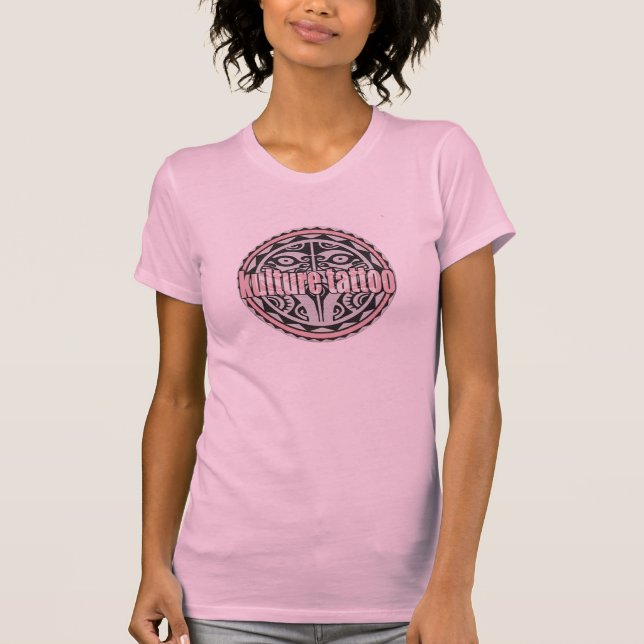 Kulture tatueringkvinna tanktop t-shirt (Framsida)