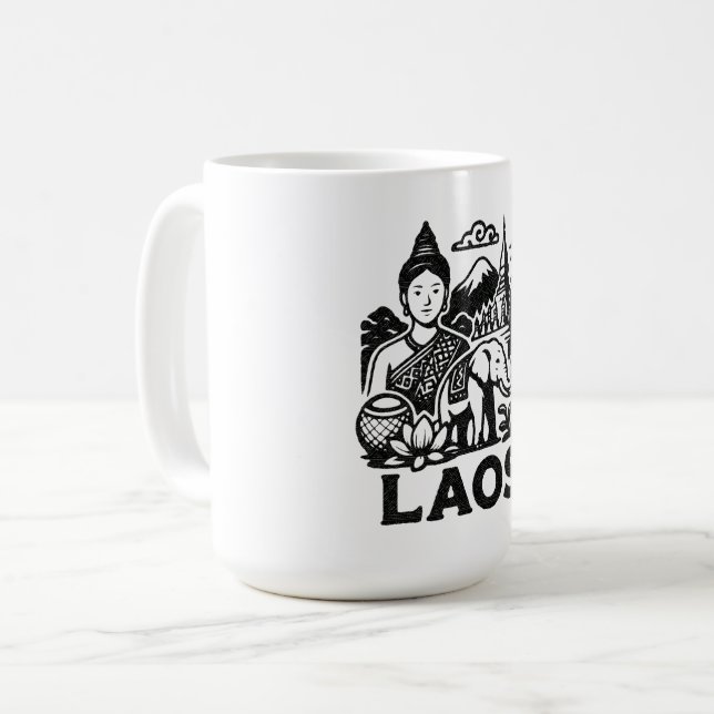 kulturell design kaffemugg (Framsida vänster)