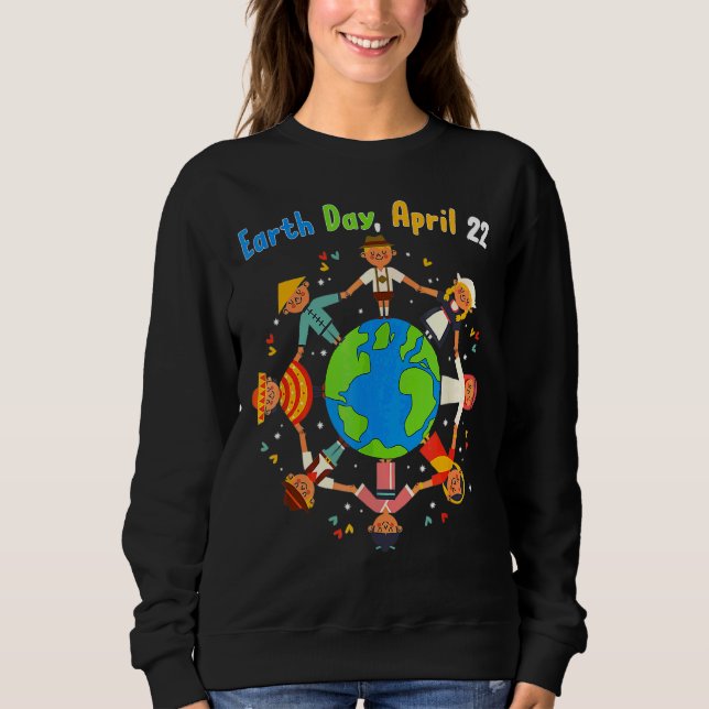 Kulturell mångfald Barnens Värld runt T Shirt (Framsida)