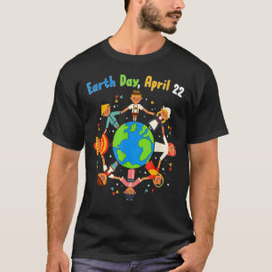 Kulturell mångfald Barnens Värld runt T Shirt