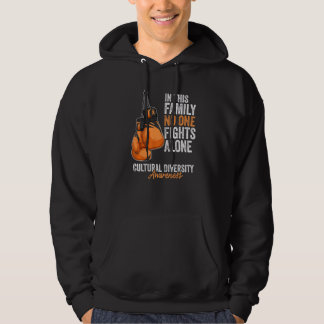 Kulturell mångfald Medvetenhet Månadshandskar Oran Hoodie