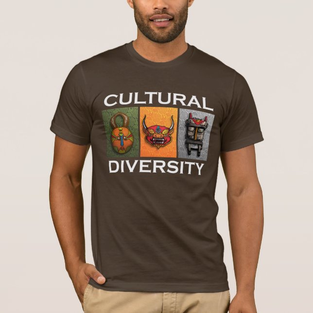 Kulturell mångfald t-shirt (Framsida)