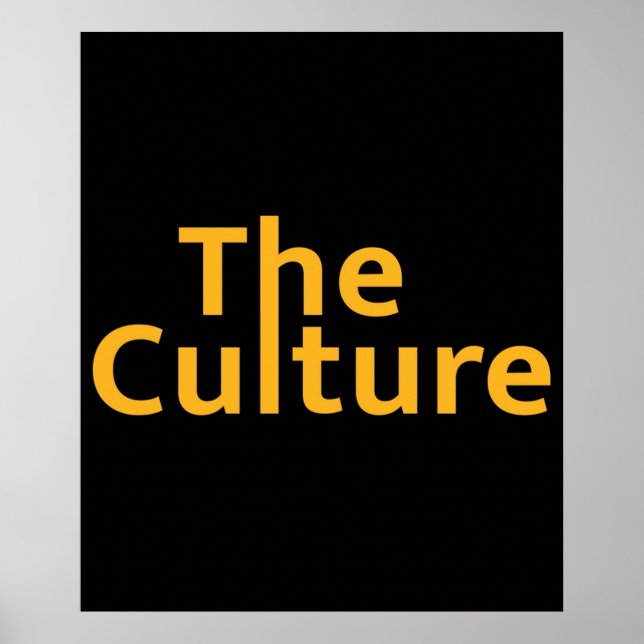 Kulturen är fortfarande M Banker ScFi Speciell oms Poster (Framsidan)