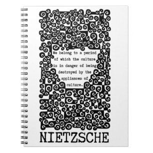 KULTUREN är i fara, citat av Nietzsche Anteckningsbok