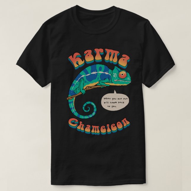 Kulturerad Chameleon T Shirt (Design framsida)