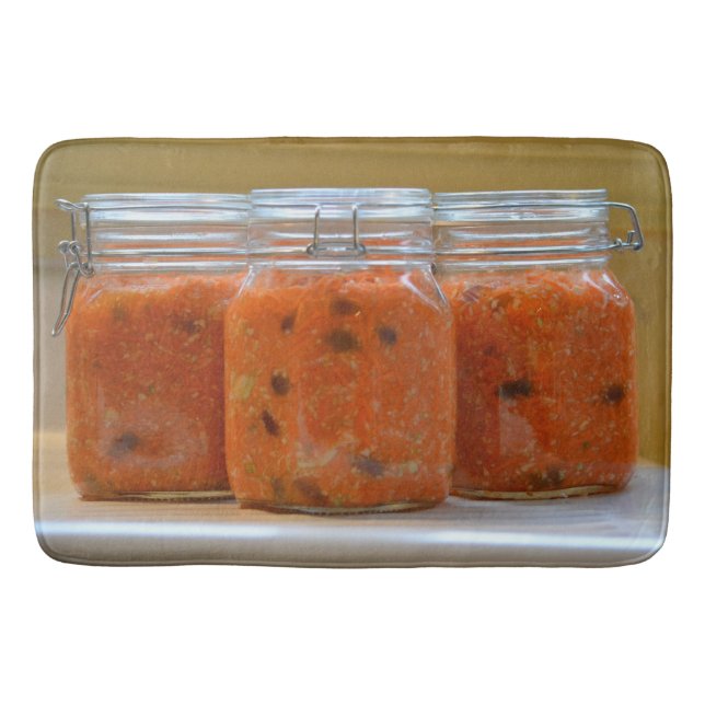 Kulturerade morötter badrumsmatta (Framsidan)