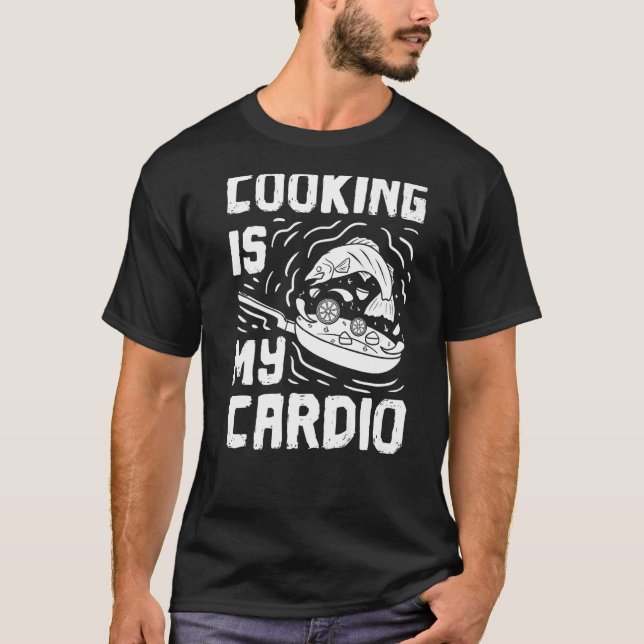 Kulturkonst Cooking Kitchen Chef Cook Knivar Food T Shirt (Framsida)