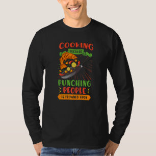 Kulturkonst Cooking Kitchen Chef Cook Knivar Food T Shirt