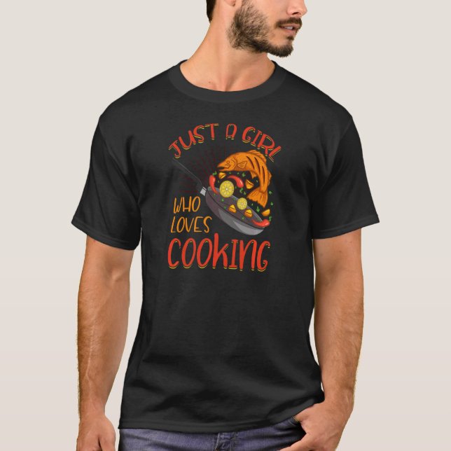 Kulturkonst Cooking Kitchen Chef Cook Knivar Food T Shirt (Framsida)
