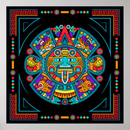 Kulturkonst i Mexiko Poster