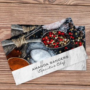 Kulturkonst Spices on Spoons Visitkort