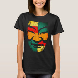Kulturmaskdesign Tee - Vintage Distress-utseende