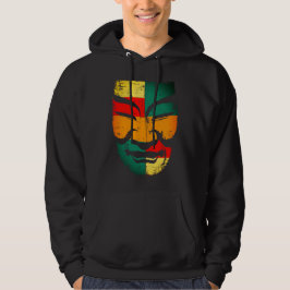 Kulturmaskdesign Tee - Vintage Distress-utseende Hoodie