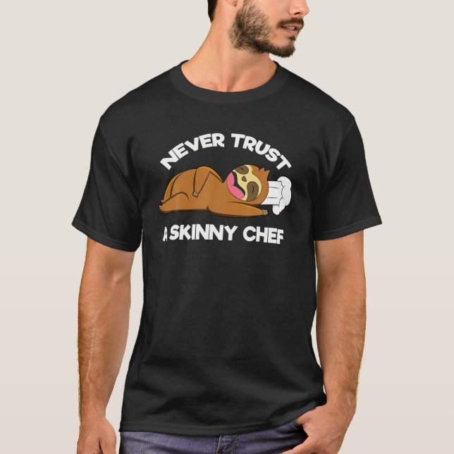 Kulturrestauratör litar aldrig på en Smala Chef T Shirt (Framsida)