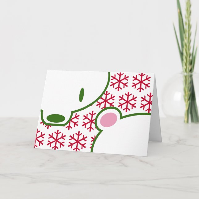 Kuma-chan Helgdag Helgkort (Framsida)