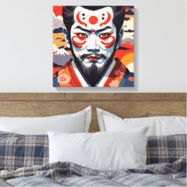 Kumadori Kabuki 5 Canvastryck