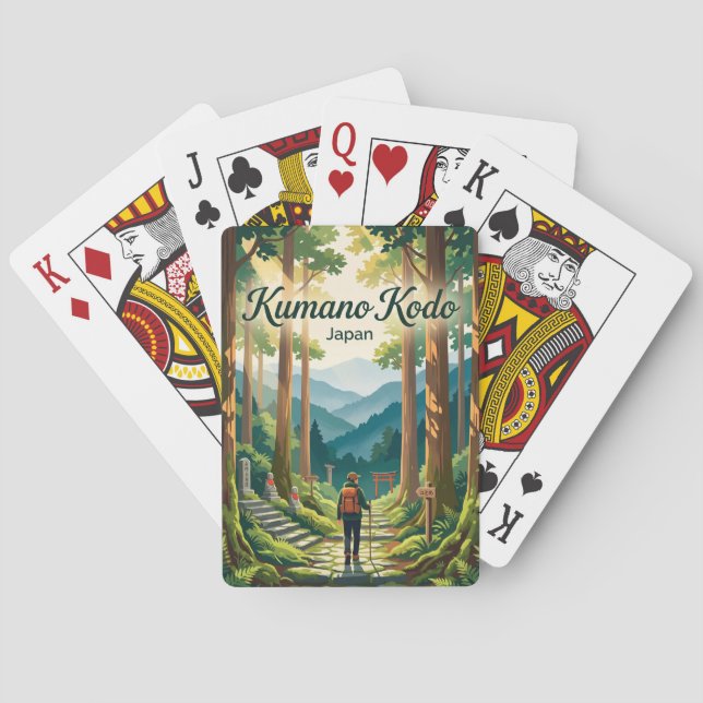 Kumano Kodo Japan Casinokort (Baksidan)