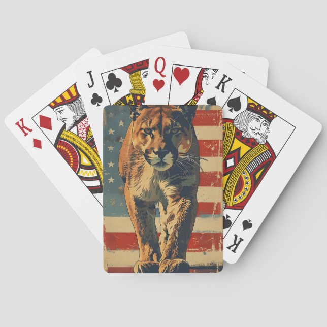 Kumarberget lejona Independence day Casinokort (Baksidan)