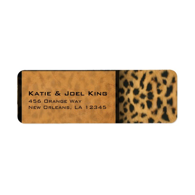 Kumardesigner Returadress Etikett (Framsidan)