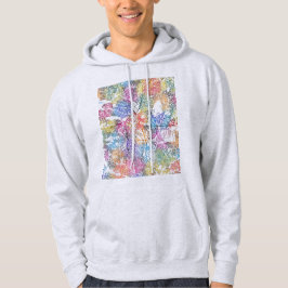 Kumasi Ghana stadsplan Hoodie