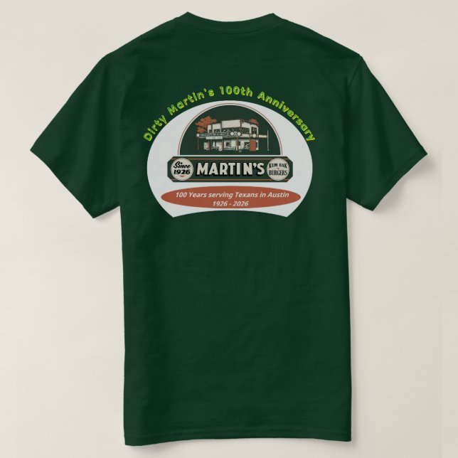 KumBack Burger T Shirt (Design baksida)