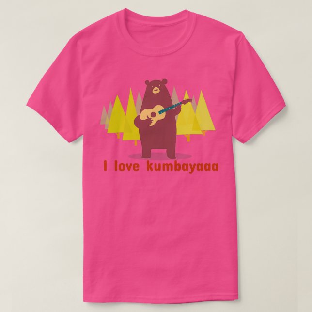 Kumbaya björn t shirt (Design framsida)