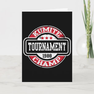 Kumite Champion Kampsport Kung Fu Karate Bio Kort