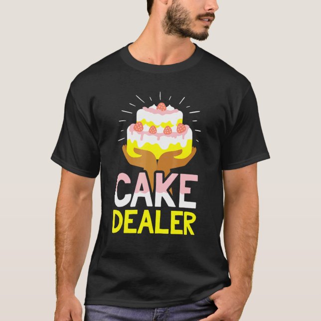 Kummeförsäljare Baker-konfektyr Paj T Shirt (Framsida)