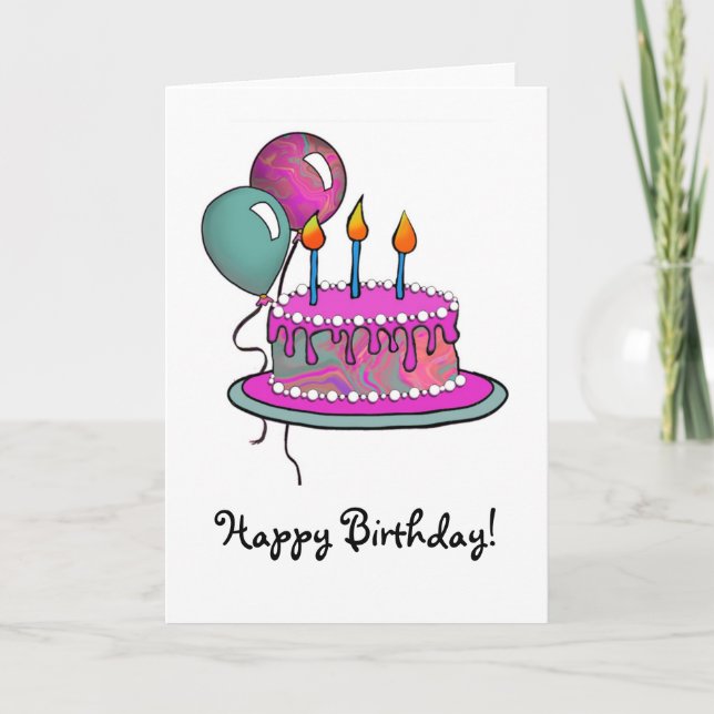 Kummel-013-Magenta och turkos Kort (Framsida)