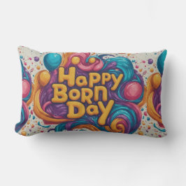 Kummel för lycklig-börden lumbarkudde