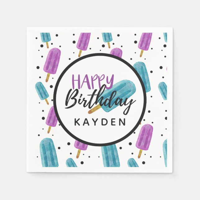 Kummel från Party efter sommarisepunsk i grattis p Pappersservett (Framsidan)