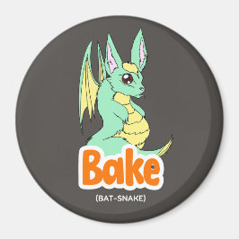 Kummel (katt + kummel) Kylcirkel och kvadratmagnet Magnet