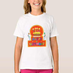 Kummel med ljus, ovanpå en färgstark T-shirt