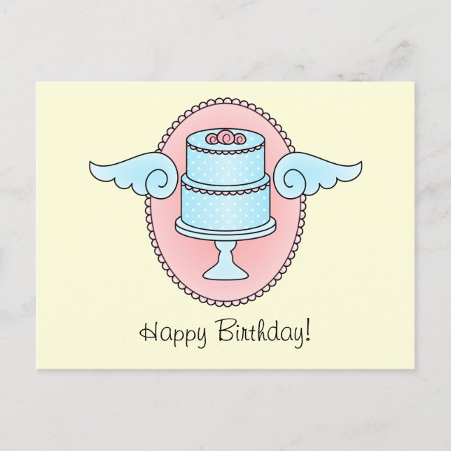 Kummel med Vingar Vykort (Framsida)