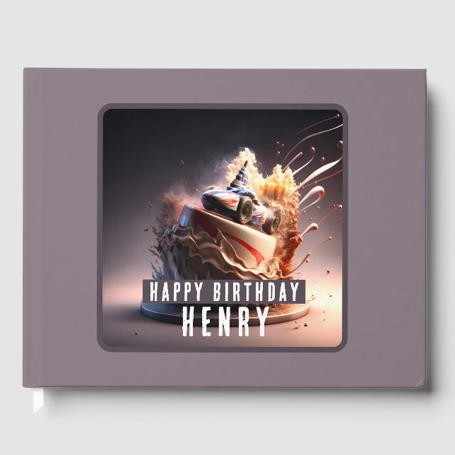 Kummel - Tävla - födelsedag Gästböcker (Framsida)