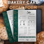 Kummelbeställning från baksidan av småföretagskumm reklamblad<br><div class="desc">Öka ditt bageriföretag med vår elegant, orderblankettmall för anpassade, med gyllene bagerikoner i en sofistikerad mörk grönt bakgrund. Med den här mallen kan du effektivt spåra och hantera dina bageriorder, beräkna betalningsmetoder (pengarar eller elektroniskt), definiera kakaoformer och mycket mer, vilket förenklar beställningen processaa för både dig och dina kunder. Nyckel-funktioner:...</div>