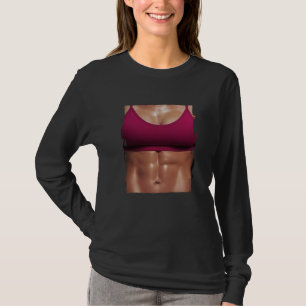Kummelmuskeln Kvinnlig träning T Shirt