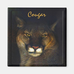 Kummerbergsdesigner för Lejon Big Cat Art Magnet