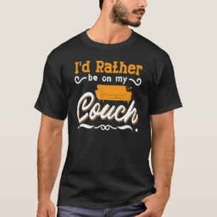 Kumpa citerar Soffa Potato Living Room T Shirt